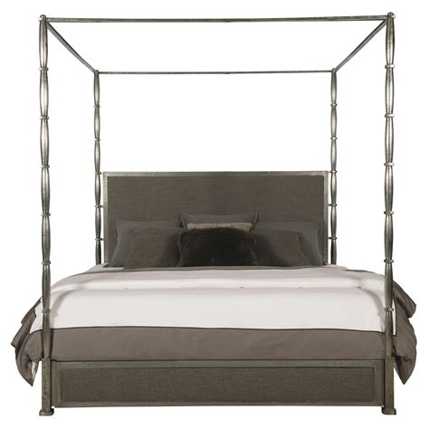 Dominic Fabric Canopy Bed King