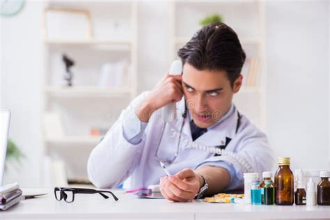 The Doctor Drug Addict In The Hospital Stock Photo Image Of Addicted