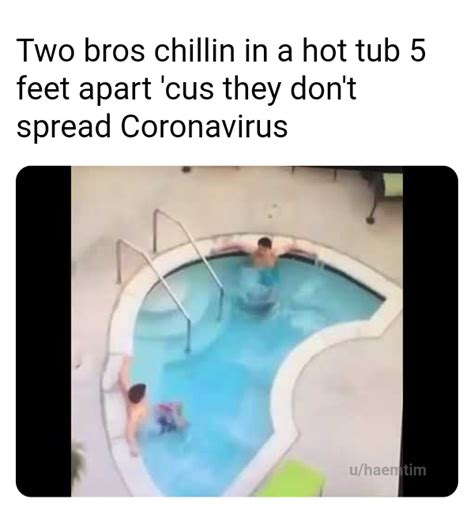 Two Bros Chillin In A Hot Tub ♪ Rmemes