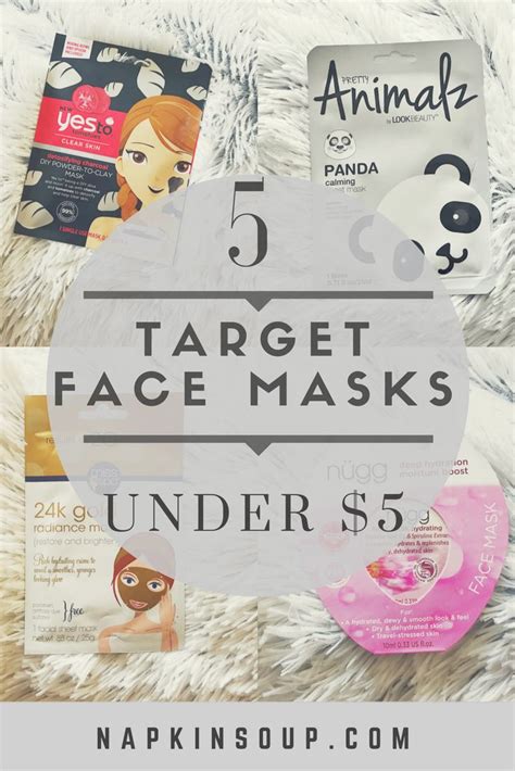 5 Target Face Masks Under 5 Target Face Mask Face Mask Diy Skin