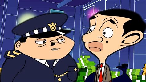 Bank Robber Funny Episodes Mr Bean Cartoon World Youtube
