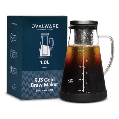 It has a durable pitcher with an airtight lid, and it's. Ovalware RJ3 Cold Brew Coffee Maker Review: My Honest ...