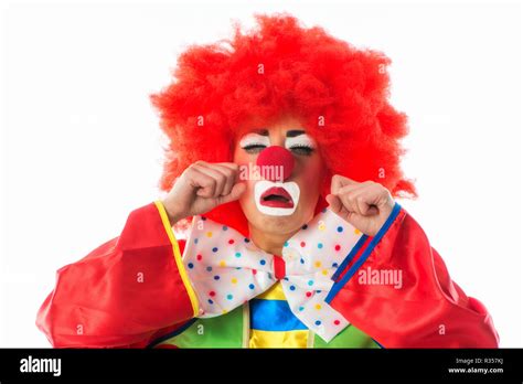 Sad Clown Stock Photo Alamy