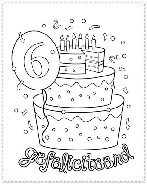 Jarig opa 66 / kleurplaat oma jarig : * Hoera 6 jaar!: - feest | Pinterest - Cadeautjes