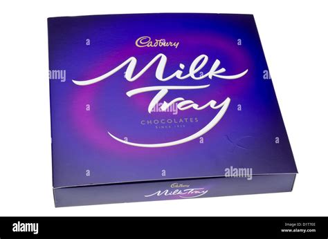 Box Of Cadbury Milk Tray Chocolates Stock Photo Alamy