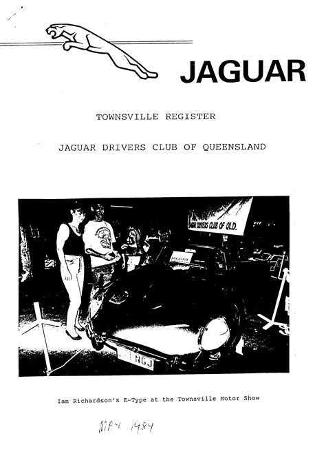 1989 Magazines Jaguar Car Club Of North Queensland