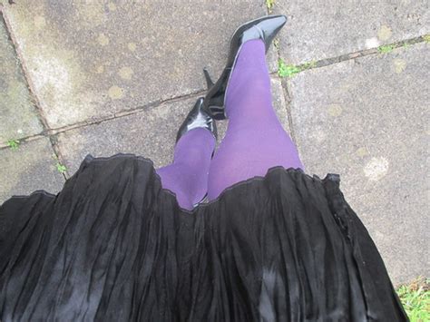 More Photos Wearing The Purple Stockings Denise Beryl Flickr