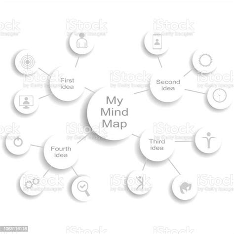 Abstract Mind Map Infographic Stock Illustration Download Image Now
