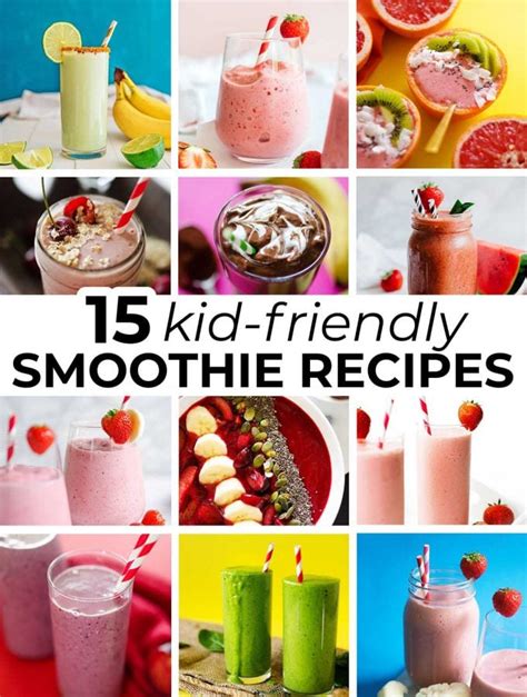 15 Healthy Smoothie Recipes For Kids Live Eat Learn