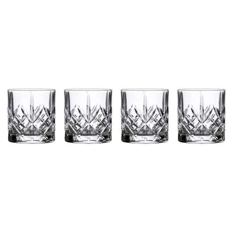 marquis by waterford maxwell tumbler 6 fl oz crystal tumbler glass set set of 4 40033792