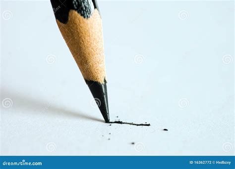 Pencil Writing On Paper Stock Photo Image Of Artist 16362772