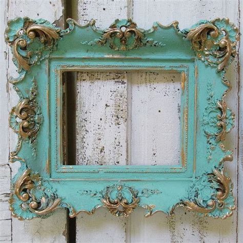 Ornate Wood Gesso Frame Wall Hanging Chippy By Anitasperodesign Anita