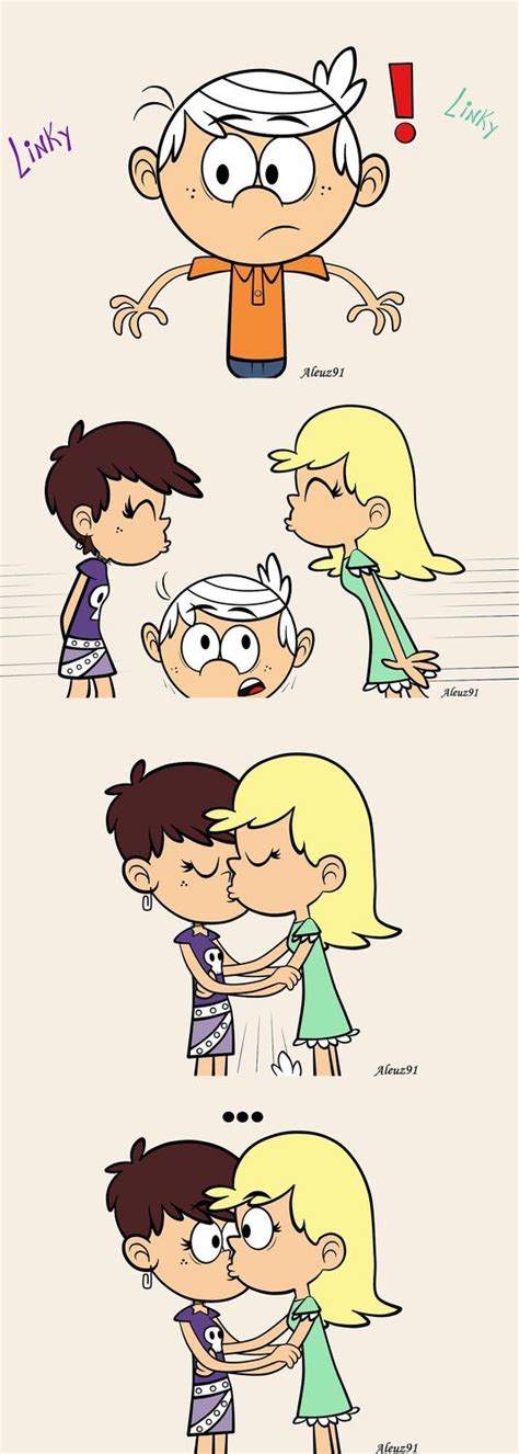 The Loud House Comic Leni Try To Kiss Lincoln But Kissing Luna By