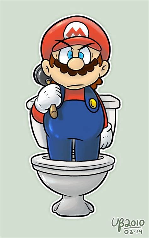Plumber At Work By Thebourgyman On Deviantart Super Mario Nintendo