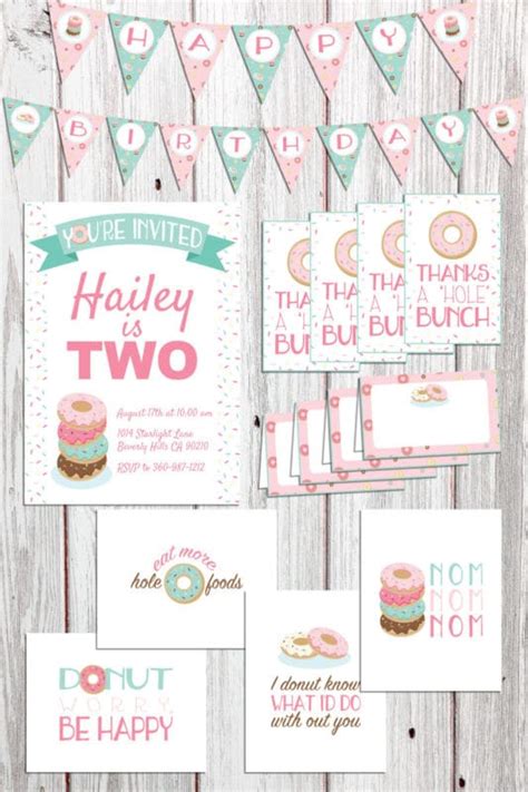 sweetest donut party ideas play party plan