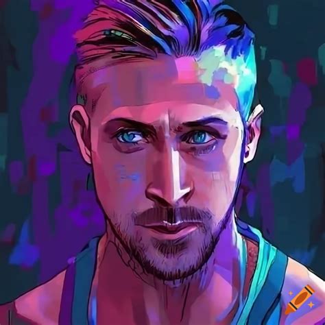 Ryan Gosling In Cyberpunk 2077 On Craiyon