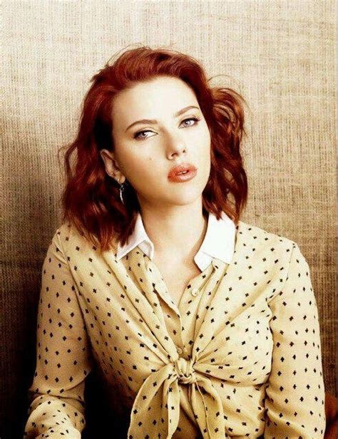 Scarlett Johansson In Red