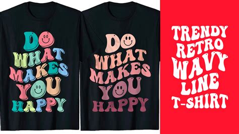 create retro wavy t shirt design in illustrator groovy font free