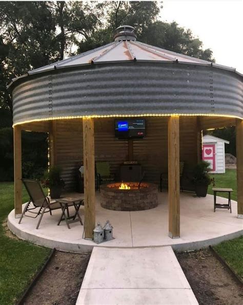 So What Do You Say About This Grain Bin Gazebo Yay Or Nay Outdoor
