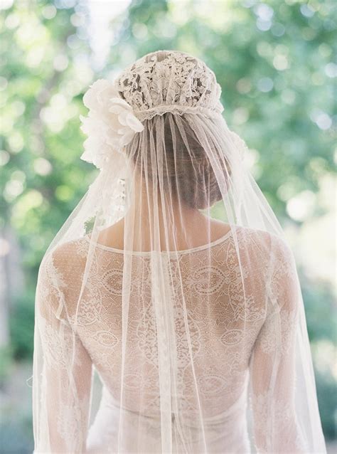Bohemian Juliet Cap Wedding Veil