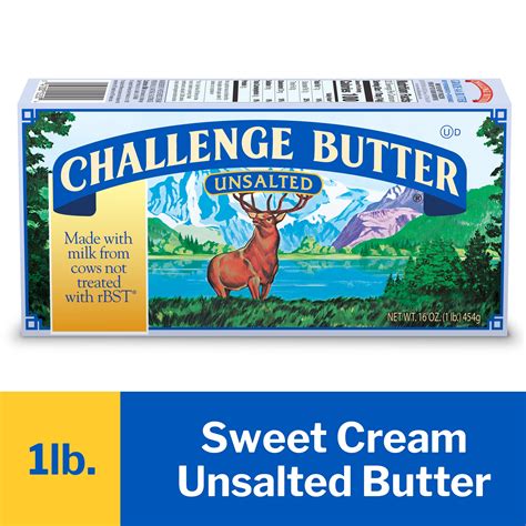 Challenge Butter Unsalted Butter 16 Oz 4 Sticks