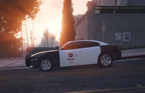 Lspd Lapd Skin For Dodge Charger Gta5