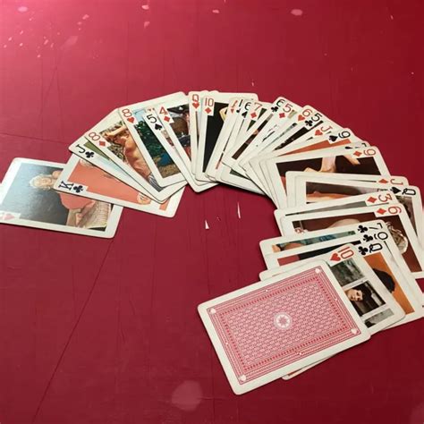 VINTAGE NUDE PLAYING Cards 32 Incomplete Deck 20 00 PicClick