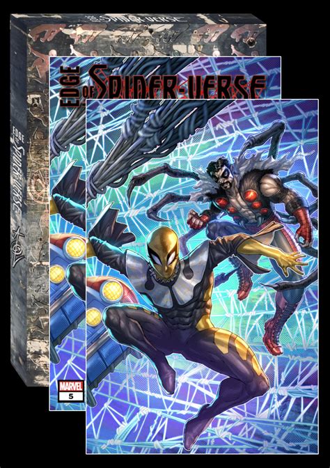 edge of spider verse 5 alan quah limited edition exclusive trade dress and virgin box set