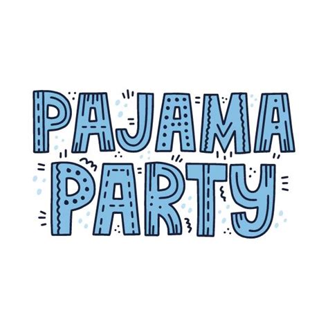 Pyjama Party Illustrationen Und Vektorgrafiken Istock