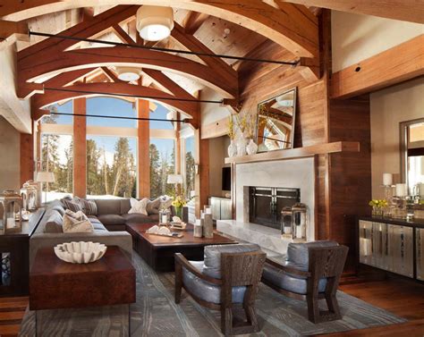 Mountain Retreat In Big Sky Country Showcases Bright Bold Interiors