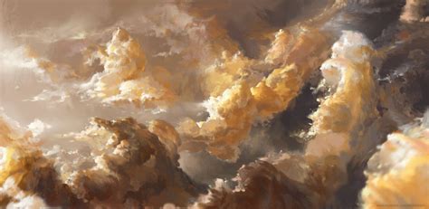 Sky Stray Child Art Clouds Gold Aesthetic