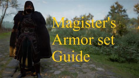 Assassin S Creed Valhalla Magister S Armor Set Robes Youtube