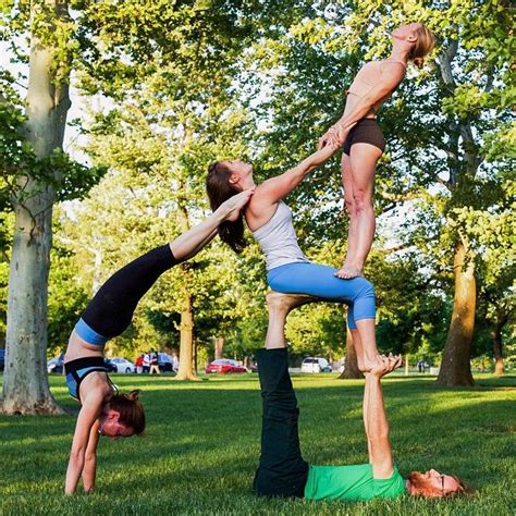 Best 4 Person Yoga Poses You Can Try With Partners Hosh Yoga