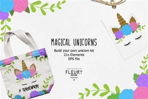 Magical Build Your Own Unicorn Kit 95144 Illustrations Design