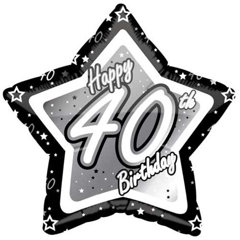 Happy 40th Birthday Clipart Free Download On Clipartmag