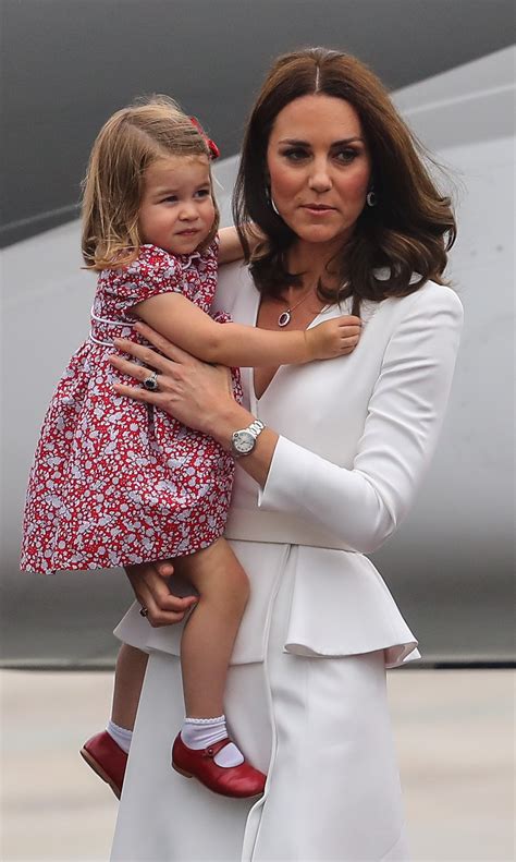 Catherine Duchess Of Cambridge With Her Daughter Princess Charlotte