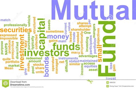 Annual fund operating expenses and shareholder fees. Mutual Fund Word Cloud Stock Photo - Image: 9986330