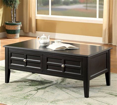 Lochleven Transitional Coffee Table With Storage Coffee Table Coffee