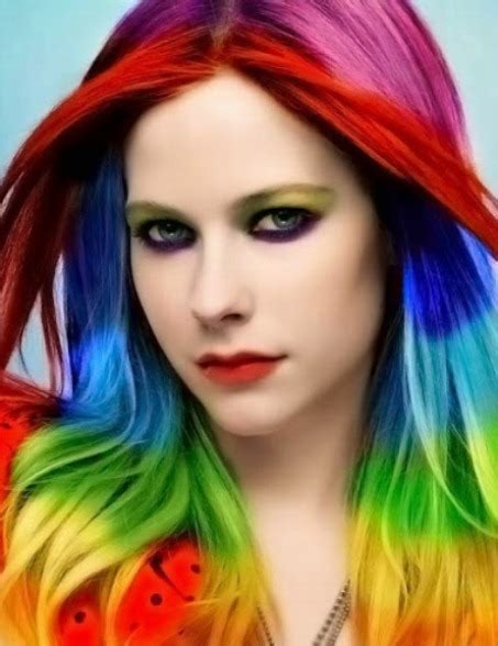Rainbow Strands Pastel Hair Colors Askhairstyles