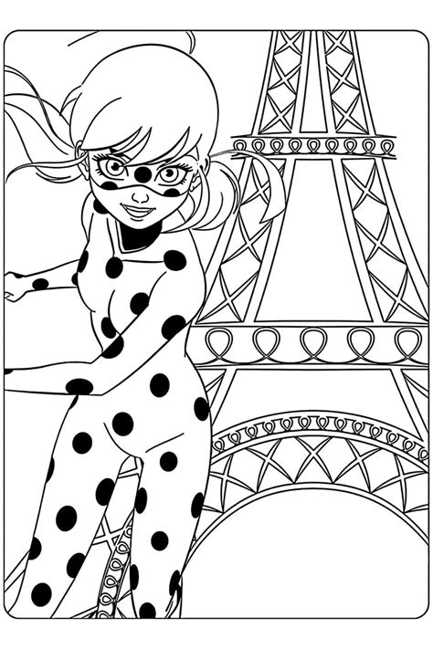 Dibujos De Ladybug Y Cat Noir Para Colorear Descargar E Imprimir Colorear Imágenes