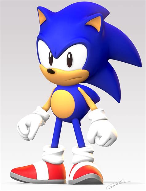 3d Sonic Hedgehog Model Turbosquid 1617242