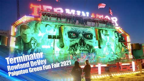 Terminator Rowland Devey Paignton Green Fun Fair 2021 Youtube