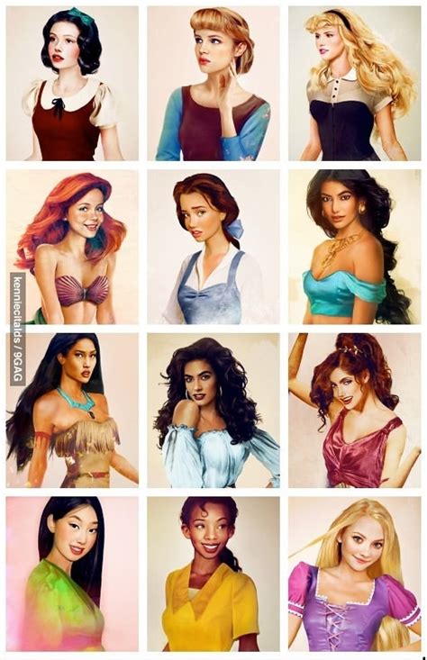 Realistic Disney Princesses Fun Source