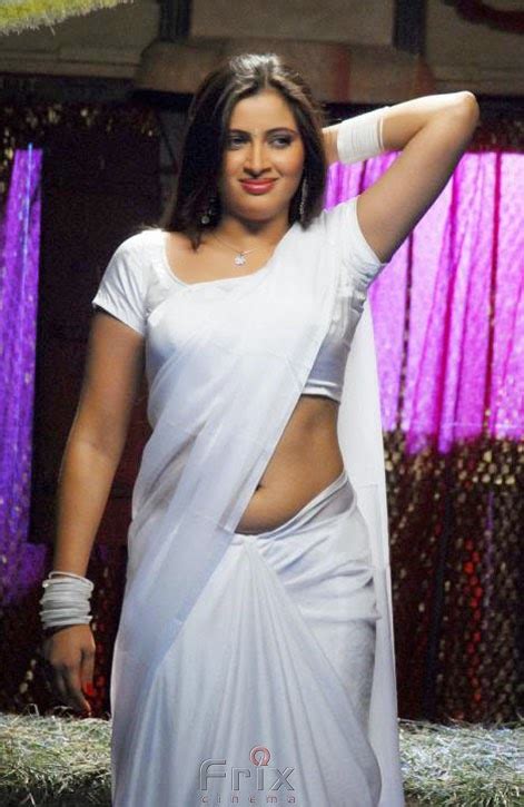 Actress Navneet Kaur Hot In White Saree Stills Frix Cinema