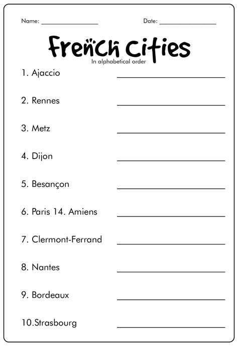 11 Best Images Of Beginner French Worksheets Free Printable French