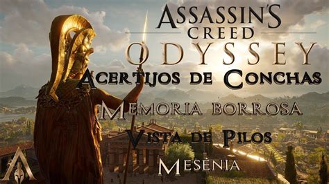 Assassins Creed Odyssey Acertijos Ostraka Memoria Borrosa Mesenia
