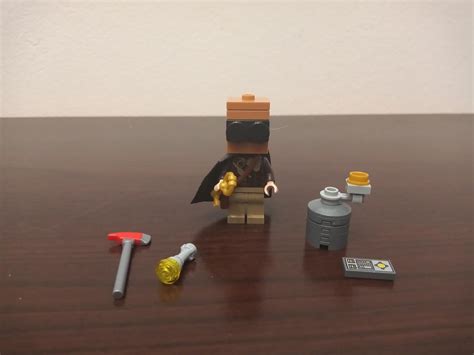 I Made Lego Mono With Few Of His Iconic Items And Hats Rlittlenightmares
