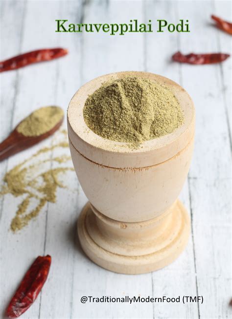 Karuveppilai Podi Curry Leaves Powder Traditionally Modern Food