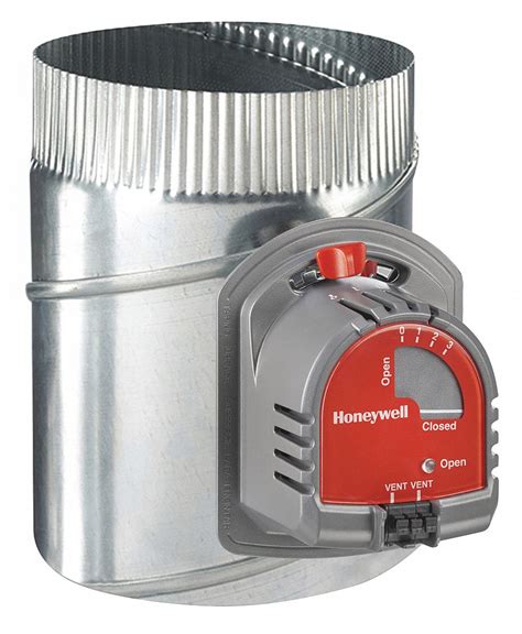 Honeywell Home Round Damper Modulating Automatic 8 In Width In