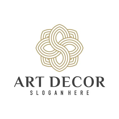 Logo De Décoration Dintérieur Vecteur Premium